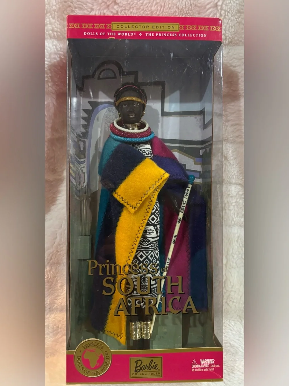 Princess of South Africa Barbie Dolls of the World Collector Edition 2002 New
